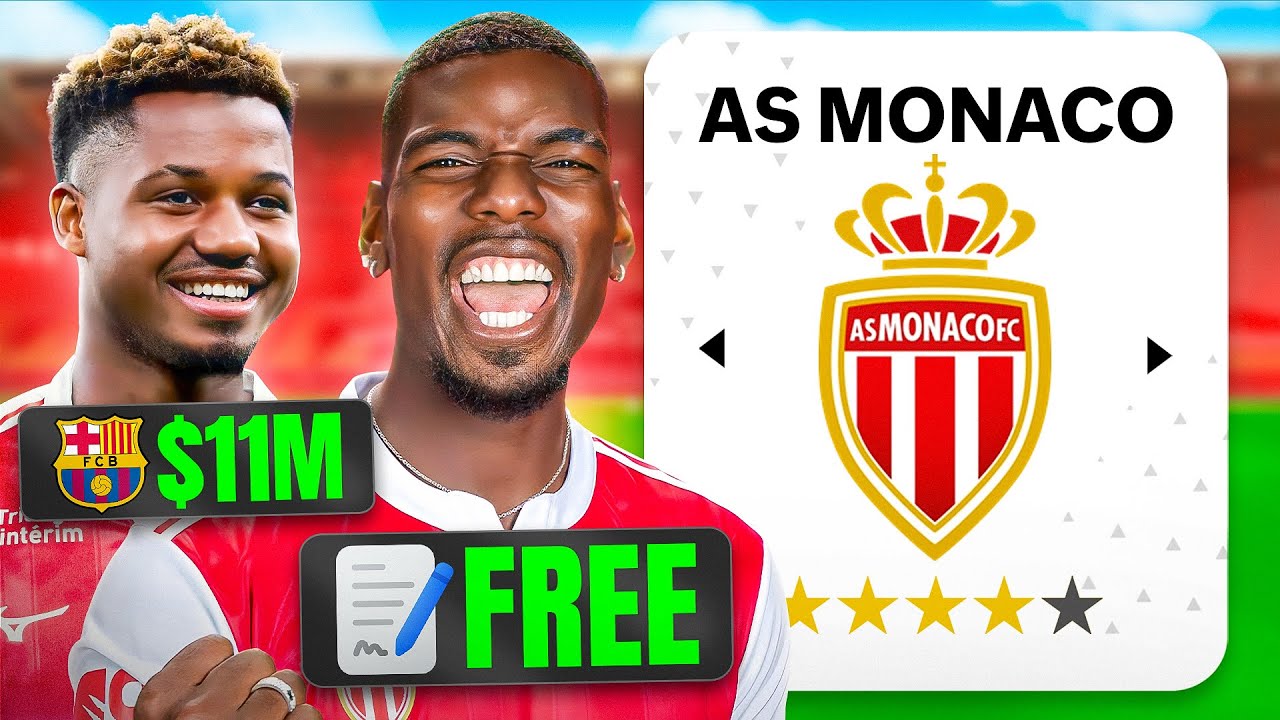 I Rebuild AS MONACO As POGBA Makes A Comeback!