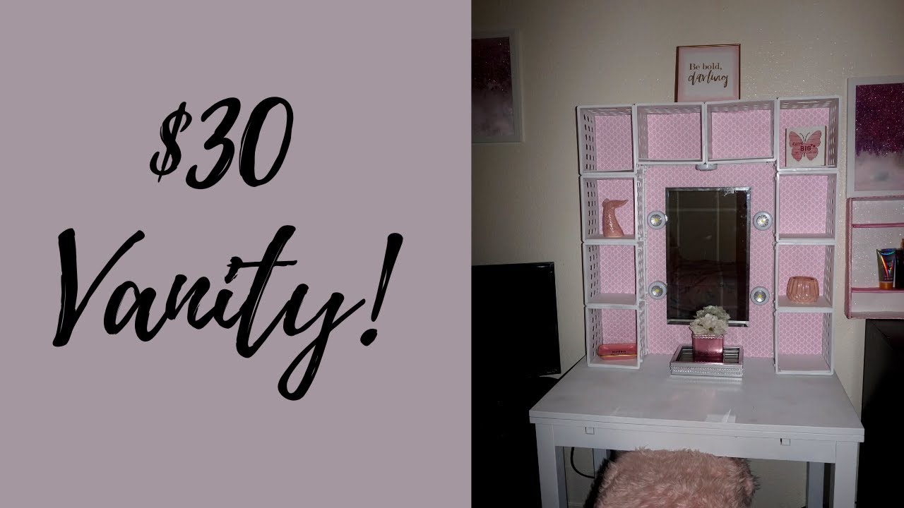 Dollar Tree Vanity DIY | $30 Vanity