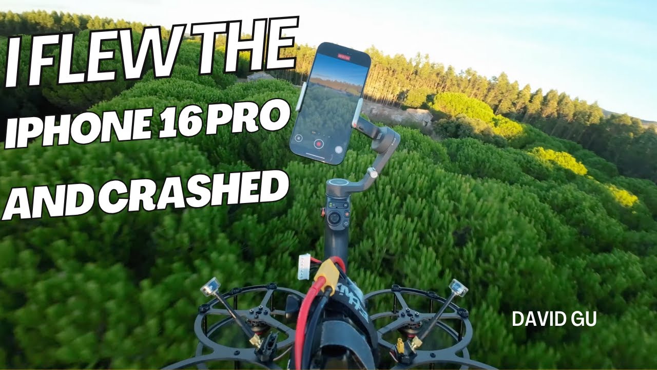 I flew the iPhone 16 pro on a FPV drone. Would you?