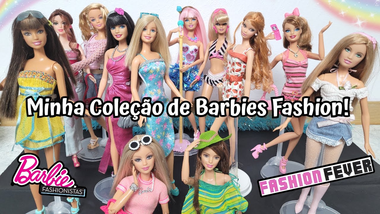 Mostrando todas as minhas Barbies Fashionistas e Fashion Fever ✨