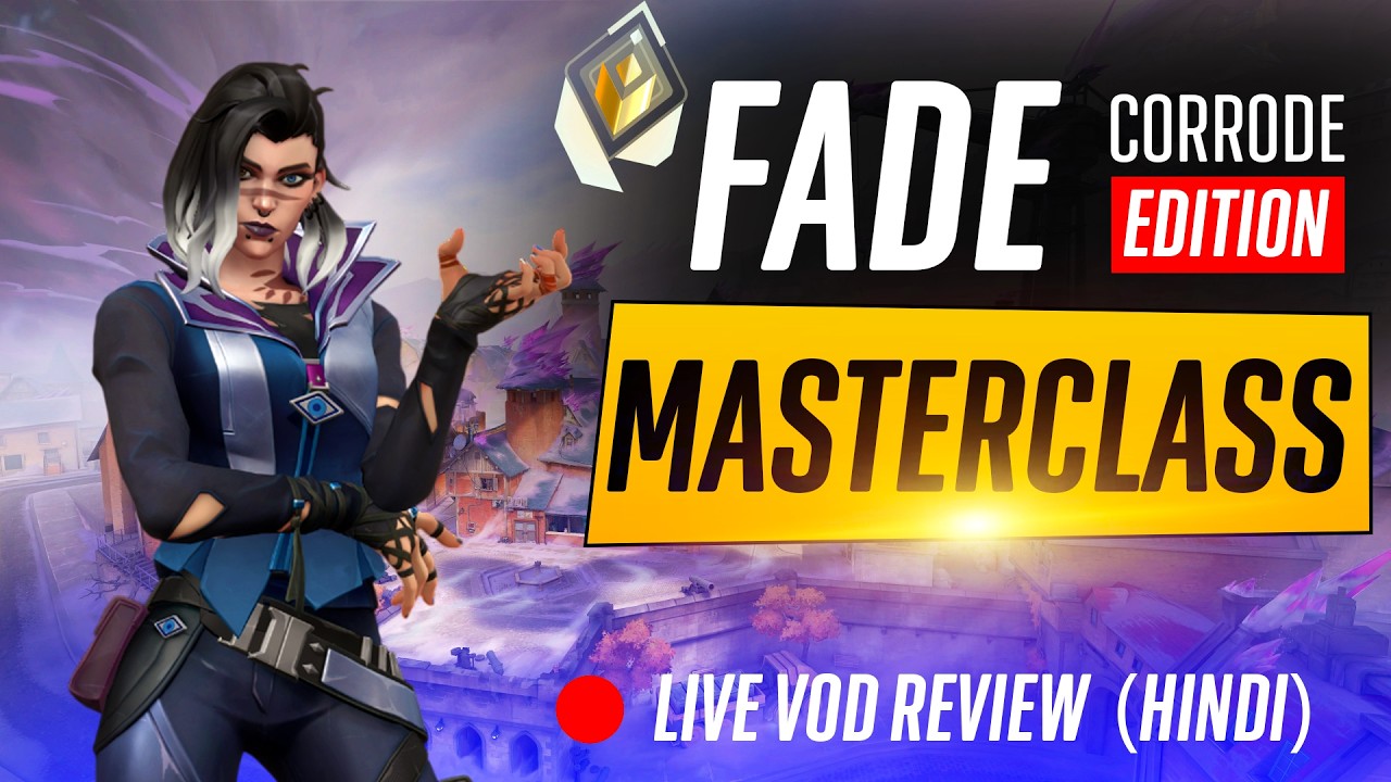 🎯 How Pros Play Fade on Corrode (Live VOD Review) | VALORANT LIVE INDIA