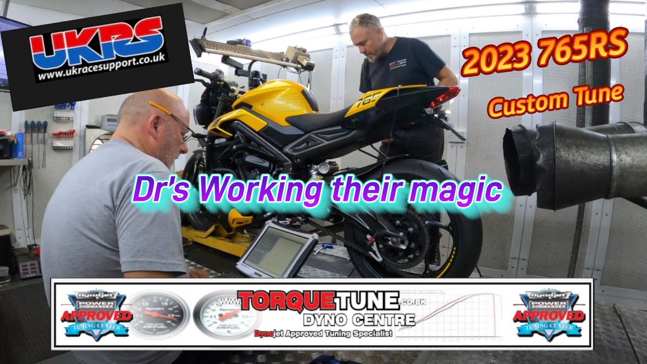 2023 Street Triple 765RS Dyno Tune | RapidBike | UK Race Support | Torque Tune Dyno | Dr&rsquo;s at work