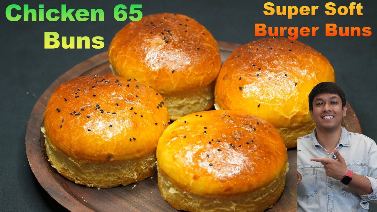 Chicken 65 Burger Style Bun 🍔 Hyderabad Street Style - Viral Snack - Powerchef Pranav