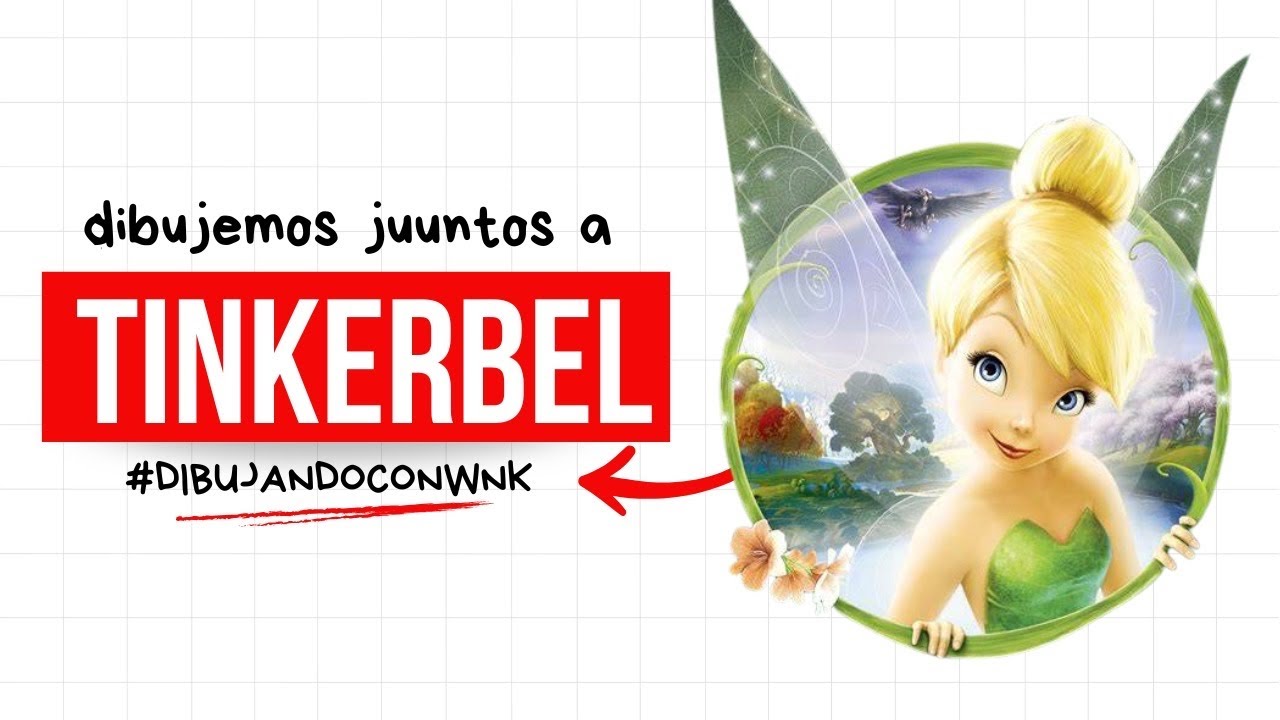 Cómo dibujar a TINKERBELL paso a paso - #dibujo #draw #drawing