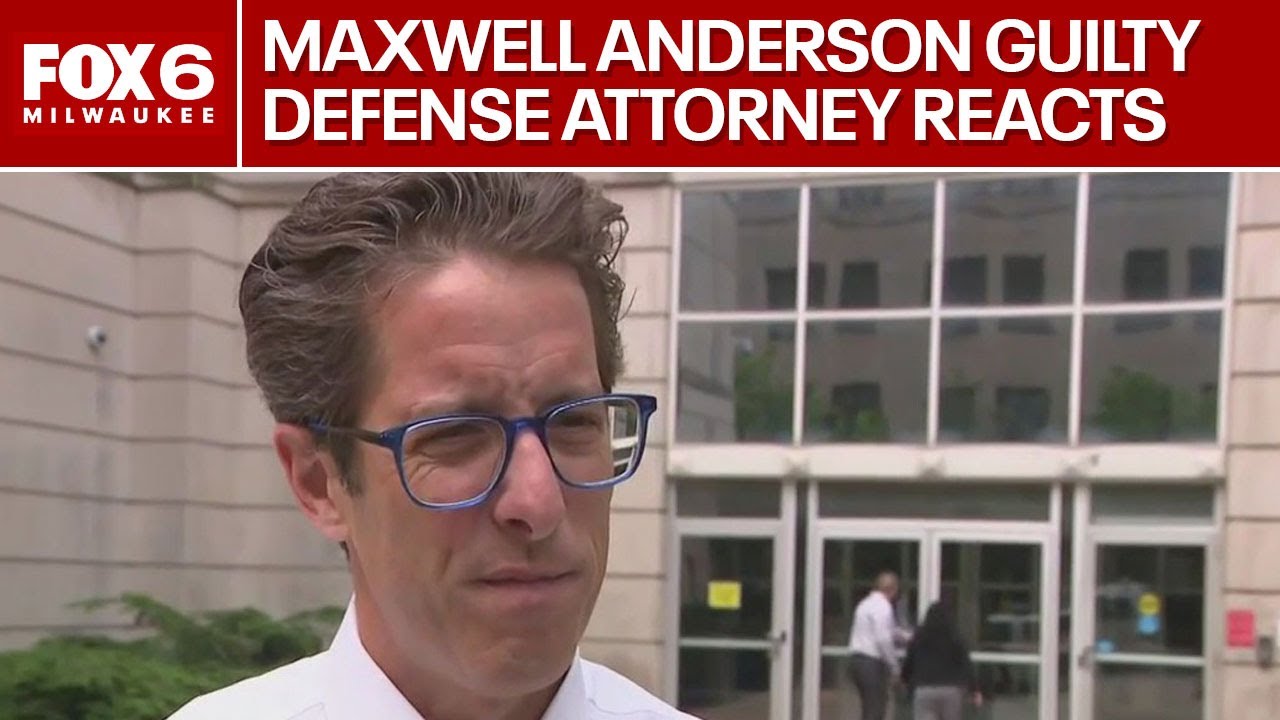 Maxwell Anderson guilty: Defense attorney Anthony Cotton speaks | FOX6 News Milwaukee