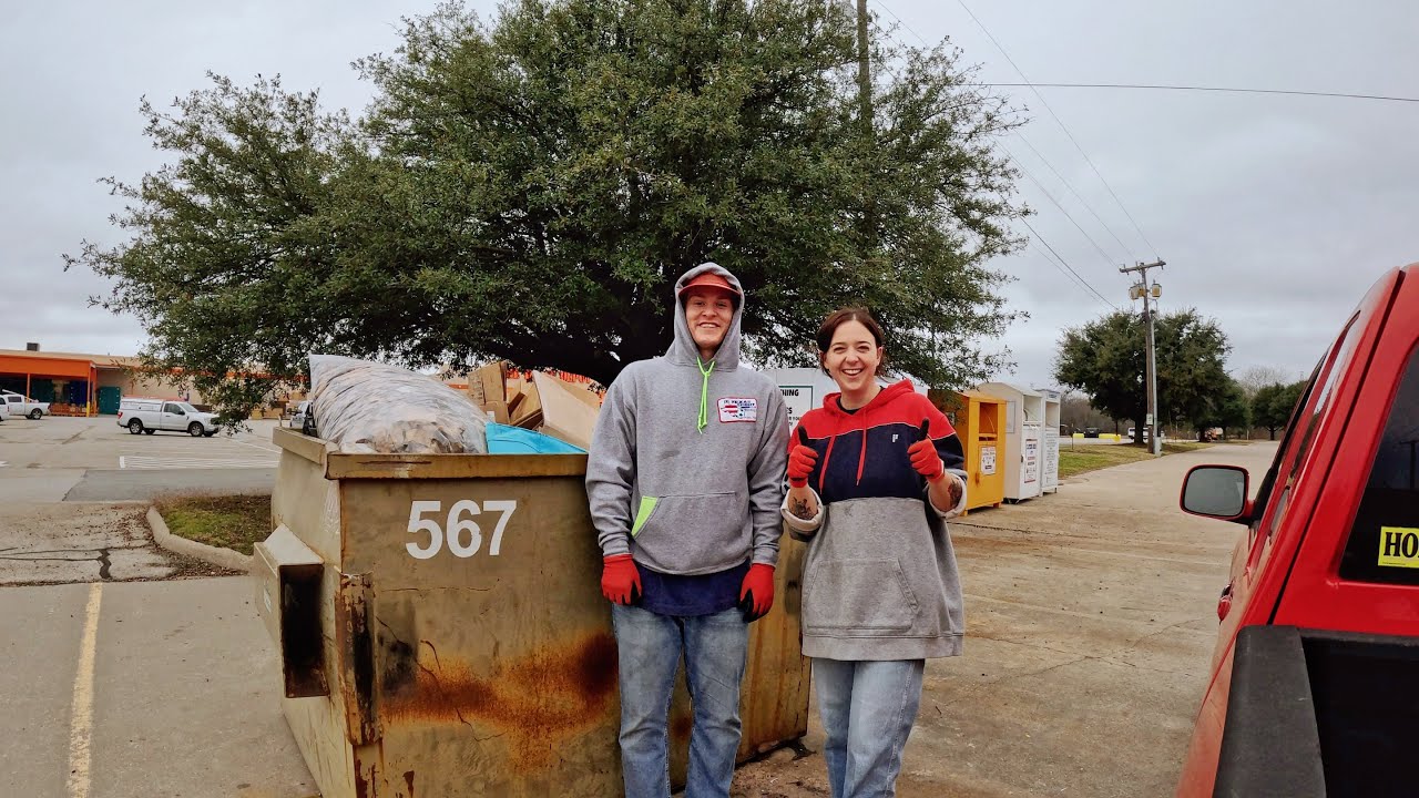 Awesome Dive in a New City – Dumpster Full of Dumped Donations!