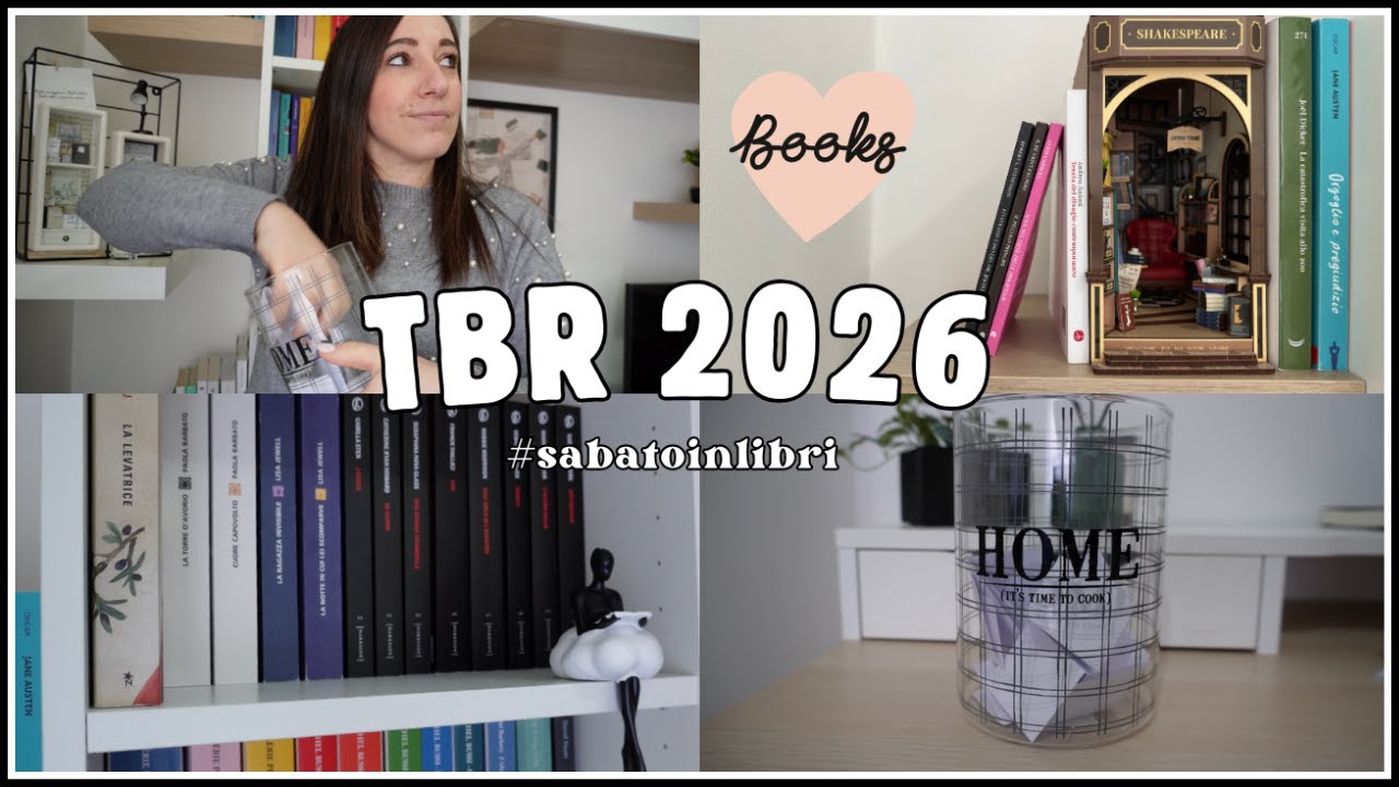TBR 2026 📚 12 libri in barattolo per il 2026 | #sabatoinlibri