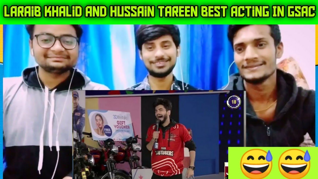 Indians Reaction On Laraib Khalid And Hussain Tareen Best Acting | Game Show Aisay chalay Ga |