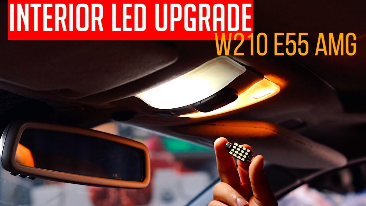 Mercedes W210 Interior LED Upgrade | E55 AMG Interior LED Mod