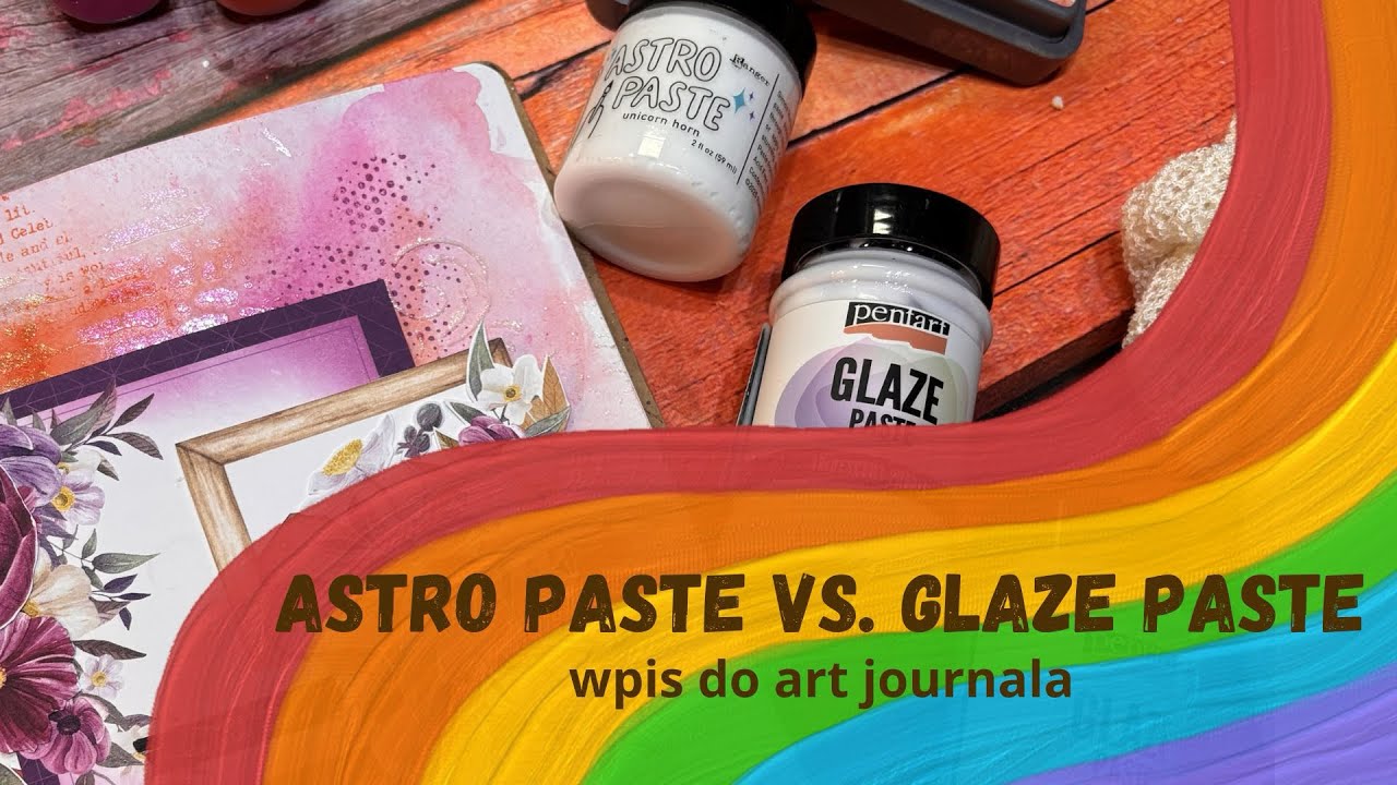 Glaze paste vs Astro paste - porównanie || fanaberriess 
