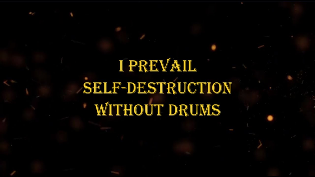 I Prevail - Self-Destruction 86 bpm drumless