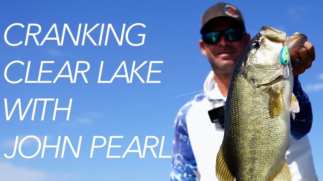 Cranking on John’s Home Lake, Clear Lake — Where He Set the 100lb Record in 3 Days