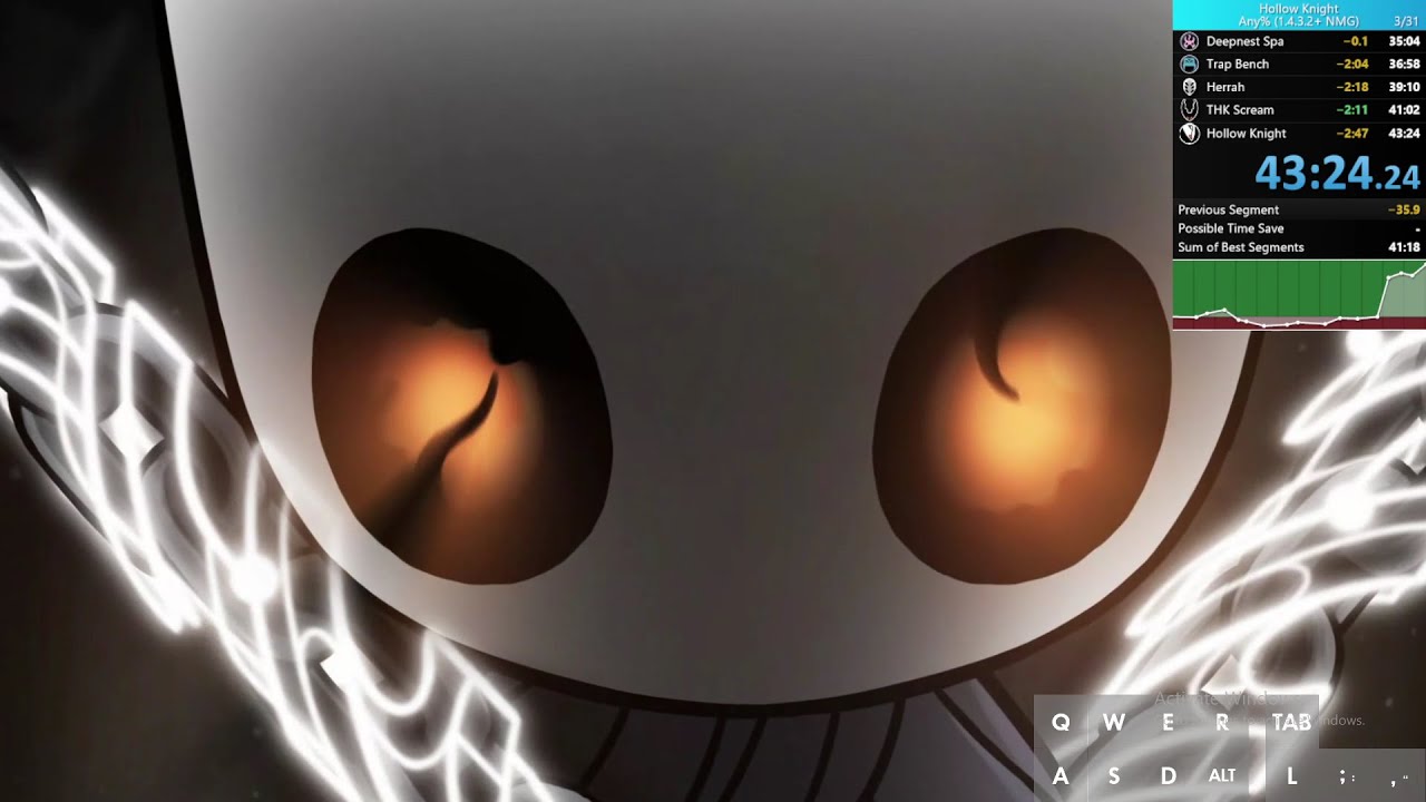 Hollow Knight Any% NMG (1.4.3.2+) in 43:24