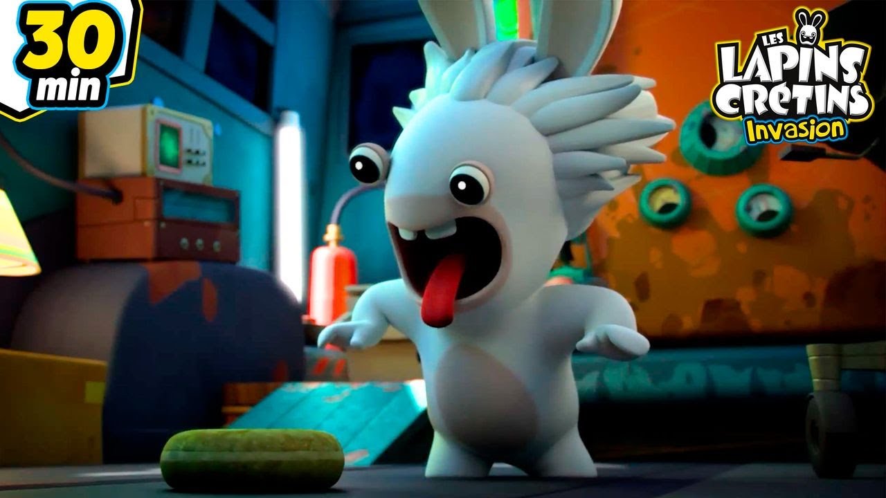 Mad Lapin se transforme ! | Les Lapins Cr&eacute;tins Invasion🐰 | Nouvelle compilation
