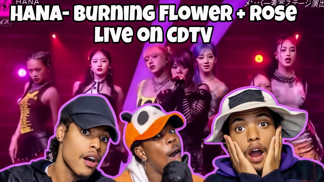 HANA - Burning Flower + Rose live Performance on CDTV  Reaction