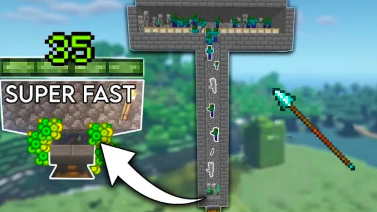 HOW I OBTAINED SPEAR AND BUILD XP FARM IN THIS MINCRAFT SMP