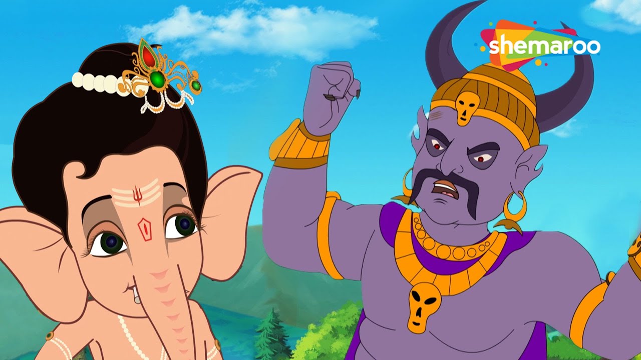 बाल गणेश क्यों डरे है असुर से ? क्या है डरने की वजह ? | Hindi Kahaniya | @shemarookids