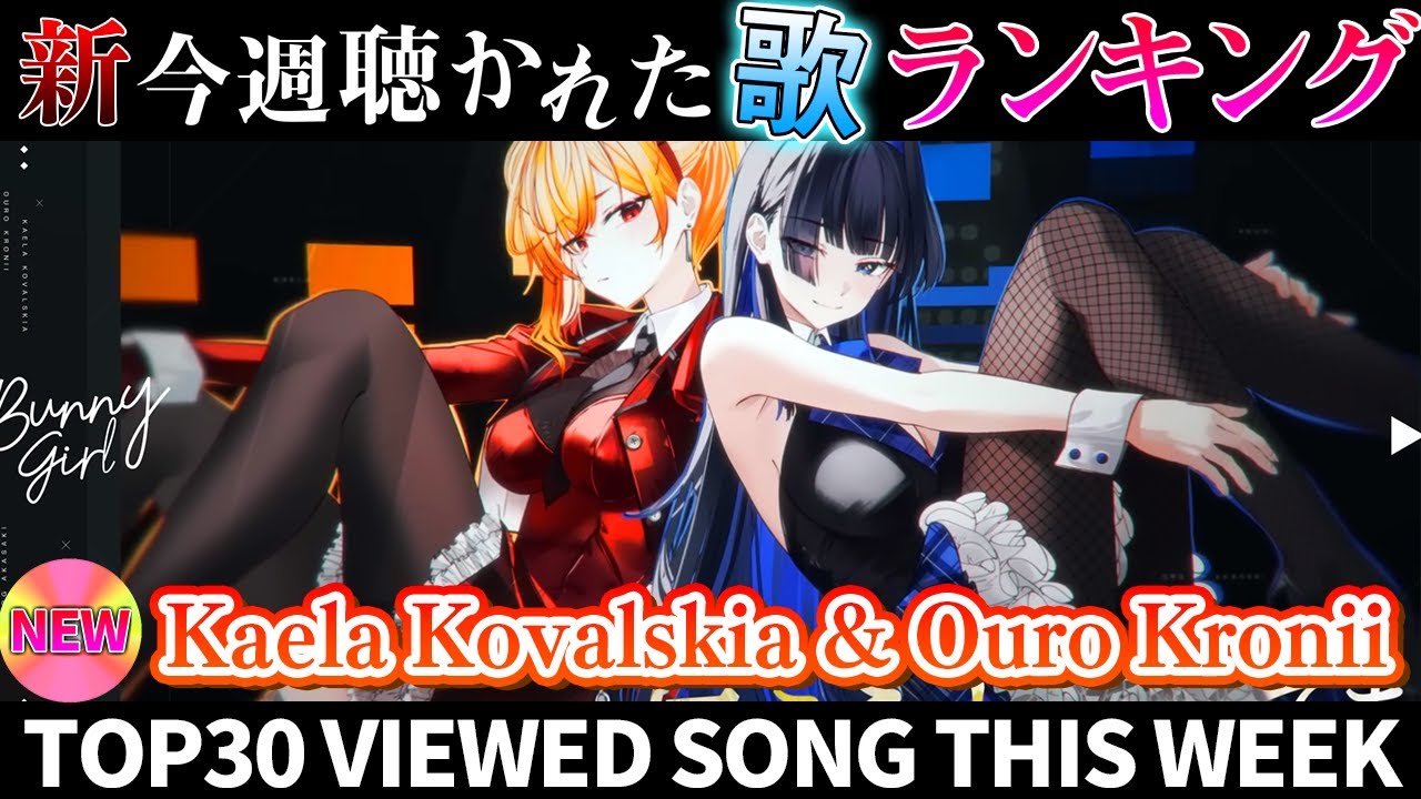 【bunny】ホロライブ歌ってみた週間ランキング  viewed cover song  week 2025/11/14～11/21【1年期間/1year 】【hololive】