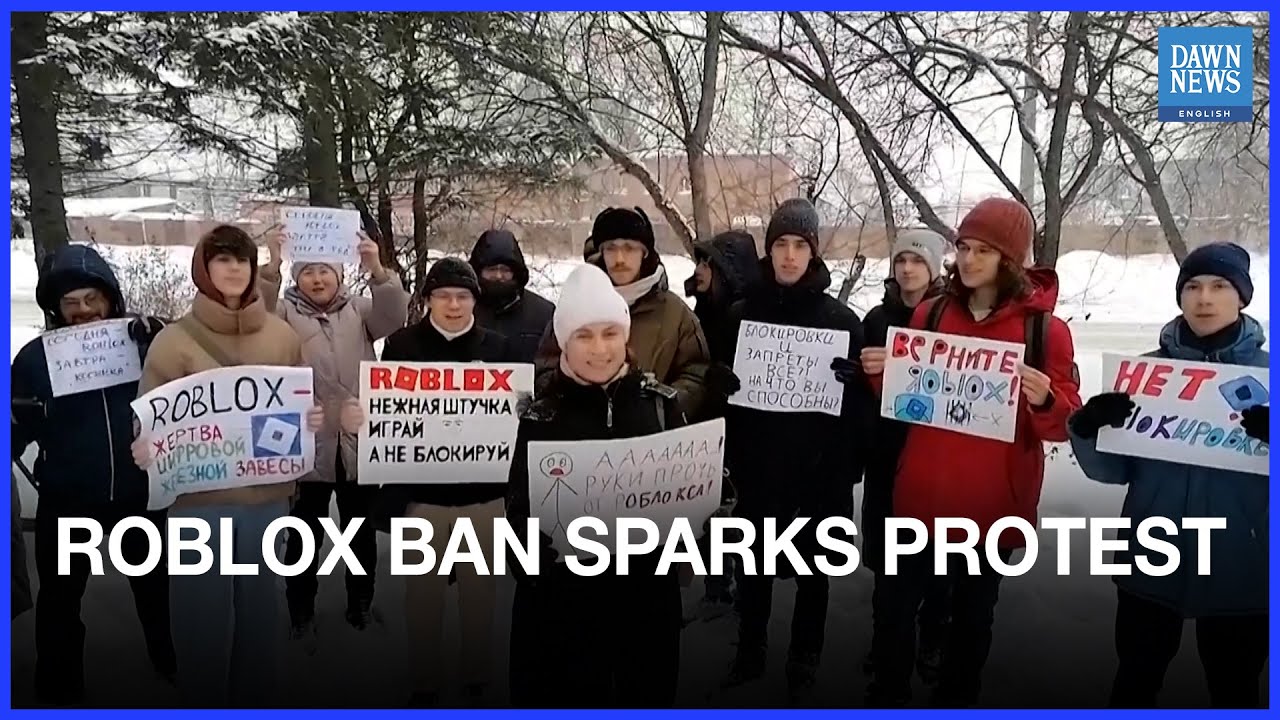 Russian Ban on Roblox Gaming Platform Sparks Rare Protest | Dawn News English