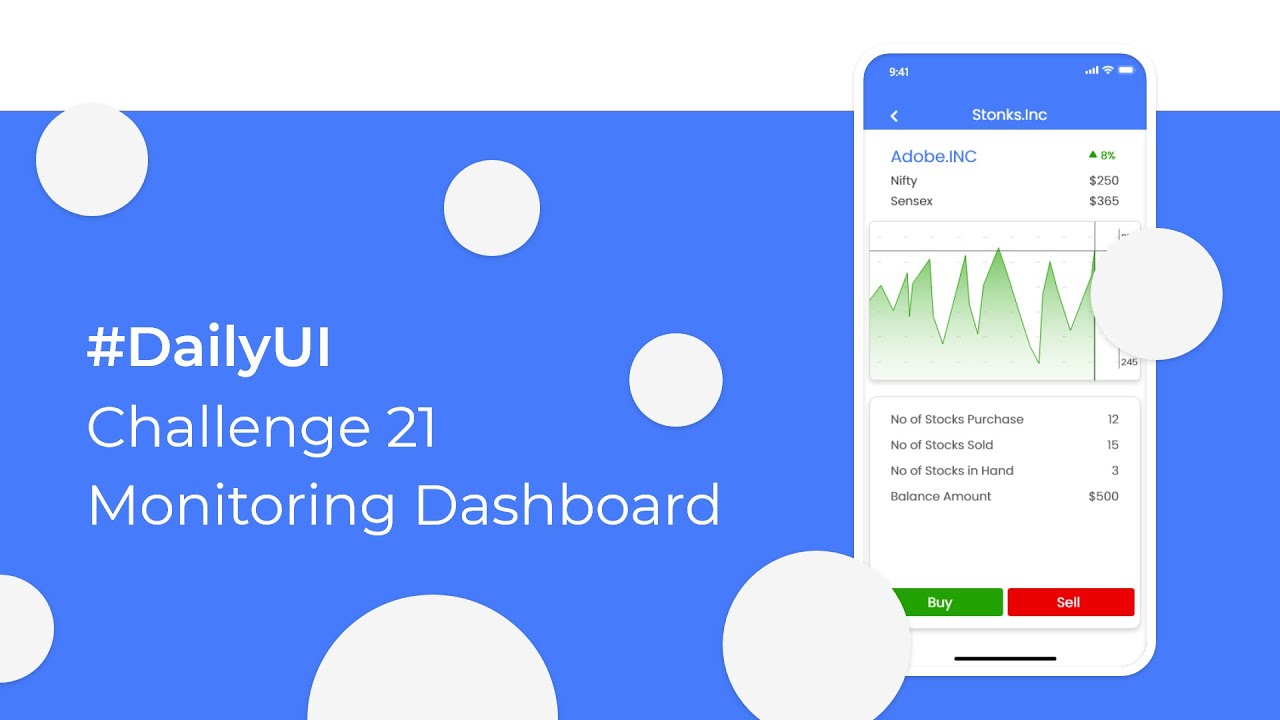 Monitoring Dashboard | UI/UX Design | 