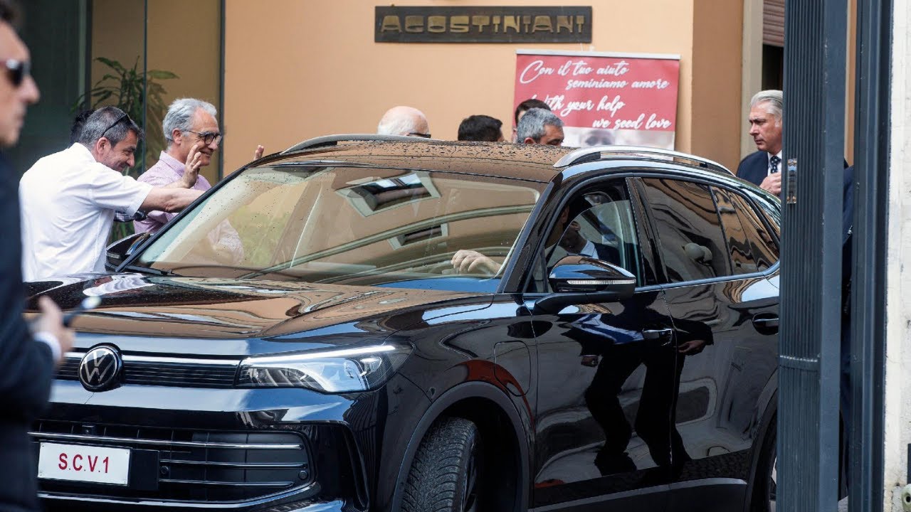 Pope Leo XIV makes a surprise visit to his Augustinian brothers in Rome