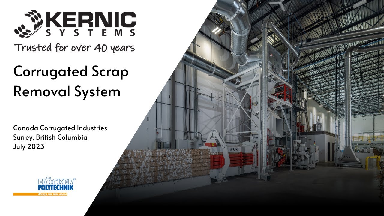 Innovative Centralized Scrap Removal System for Corrugated Sheet Feeder Plant