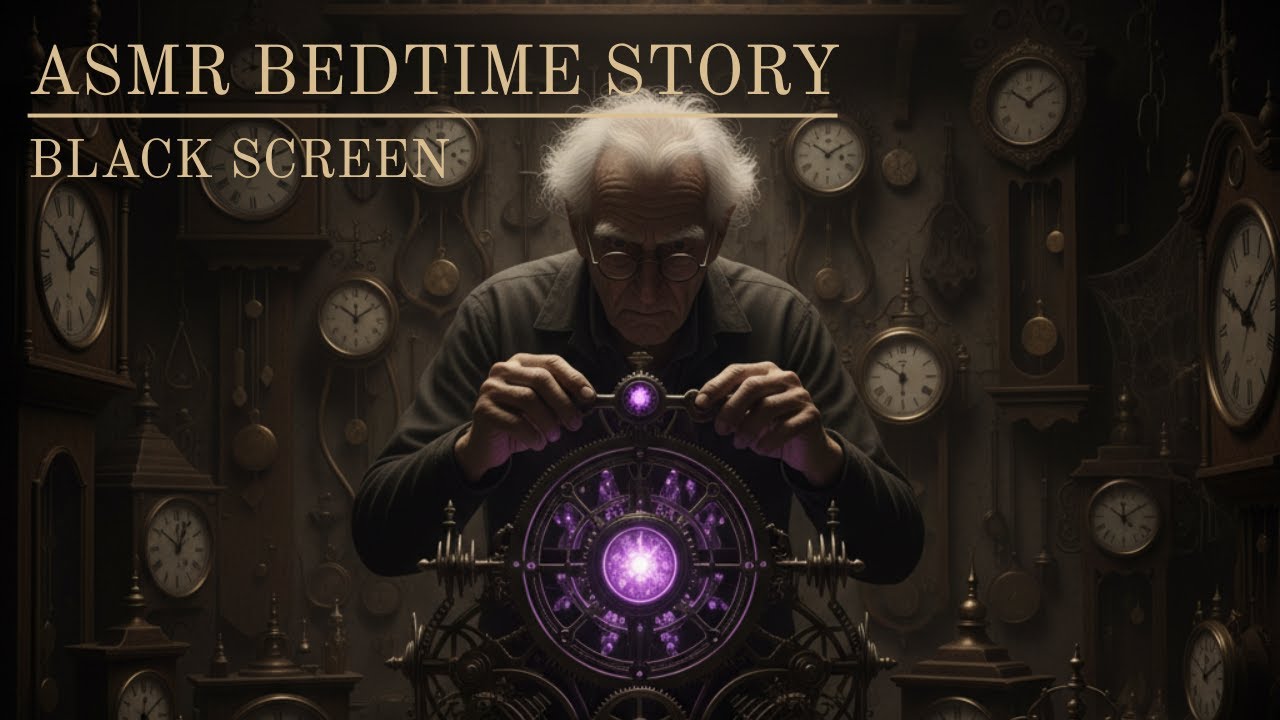 A Clockmaker's Last Chance to Fix Fate | BLACK SCREEN ASMR Bedtime Story