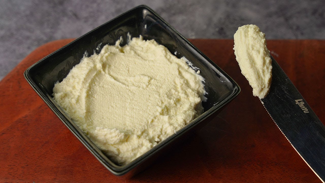 Homemade Cream Cheese Recipe With 3 Ingredients | How To Make Cream Cheese At Home | Yummy