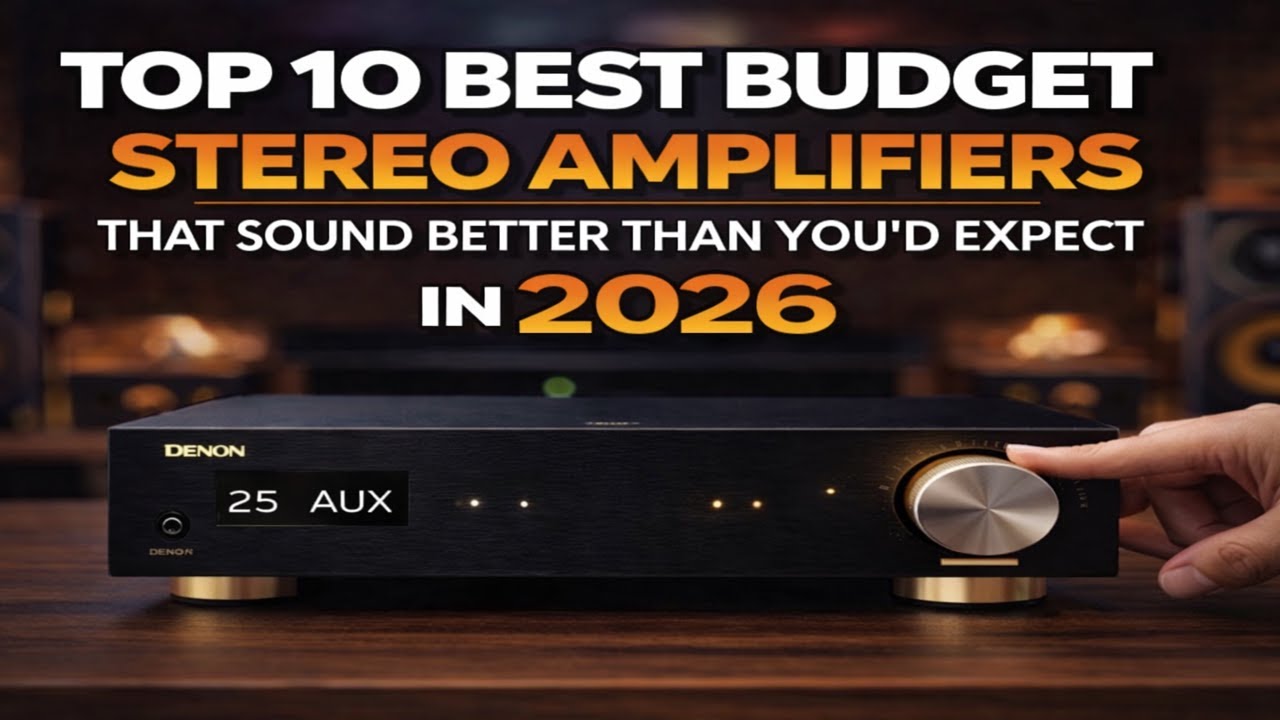 Top 20 Best Budget Stereo Amplifiers You Can Buy in 2026 — Big Sound, Smart Price