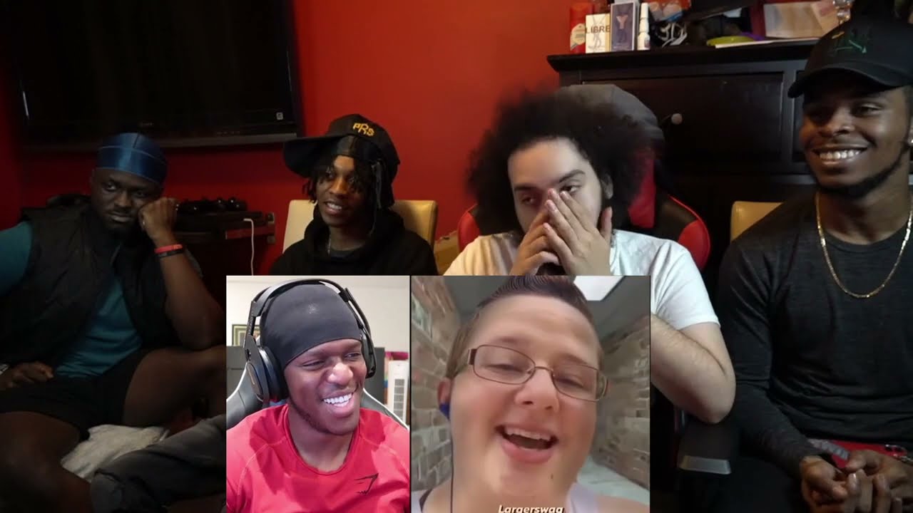 THE SELECTION OF VIDEOS 💀😭| AMERICANS REACT TO KSI TRY NOT TO LAUGH DANK MEMES