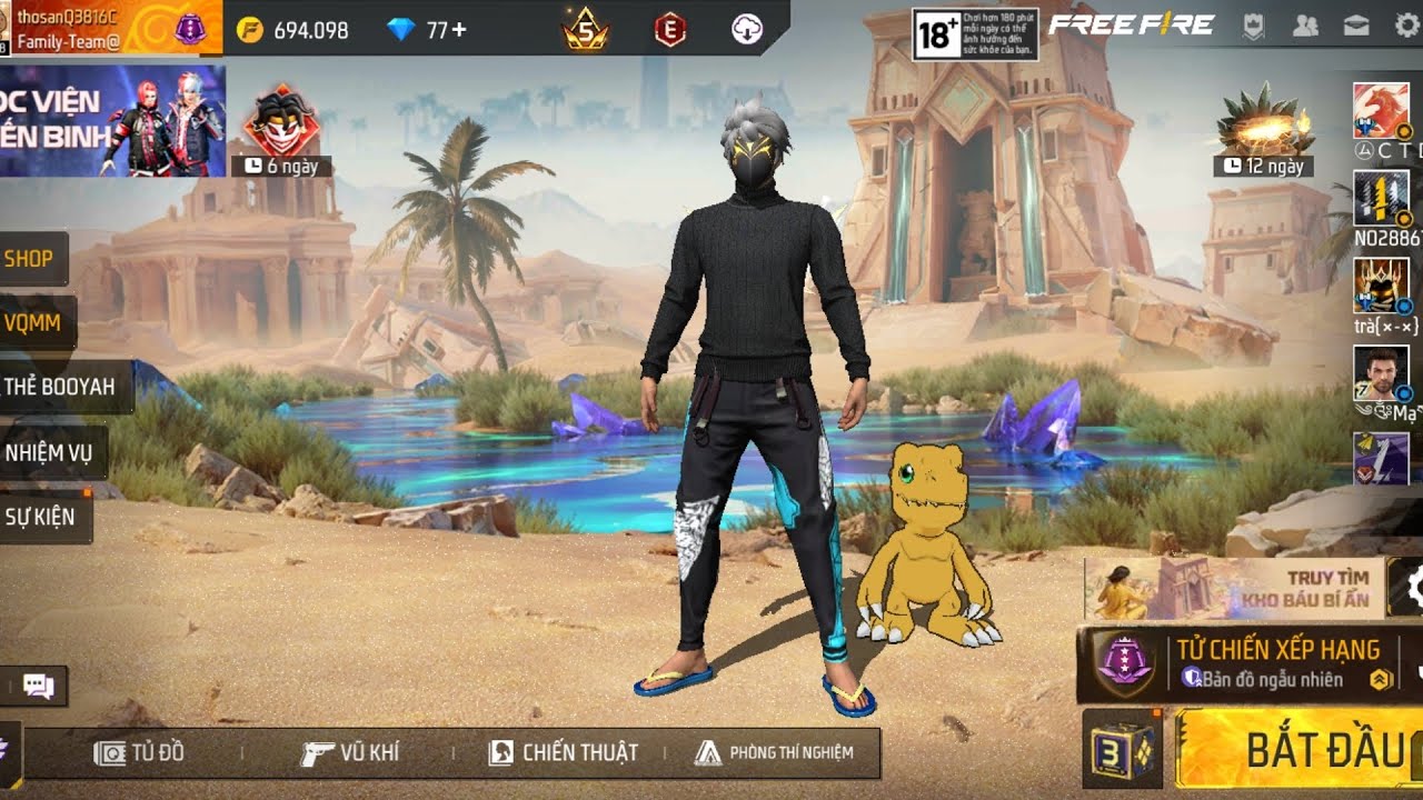FREE FIRE | Nay làm tử chiến nhé!!!