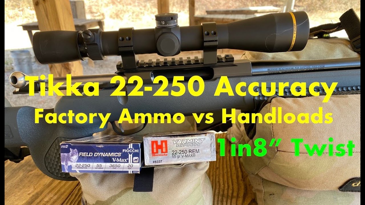 Tikka T3X Lite 22-250 1in8