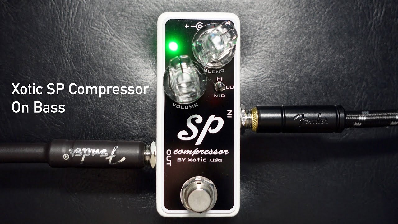 Xotic SP Compressor on Bass - Review and Demo, Fingerstyle Only