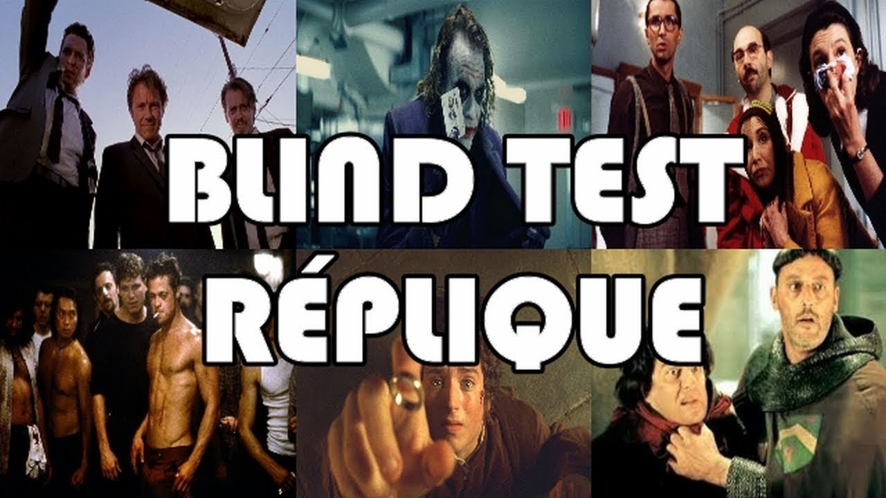 BLIND TEST RÉPLIQUE DE FILM CULTE (50 EXTRAITS) - AVEC RÉPONSES