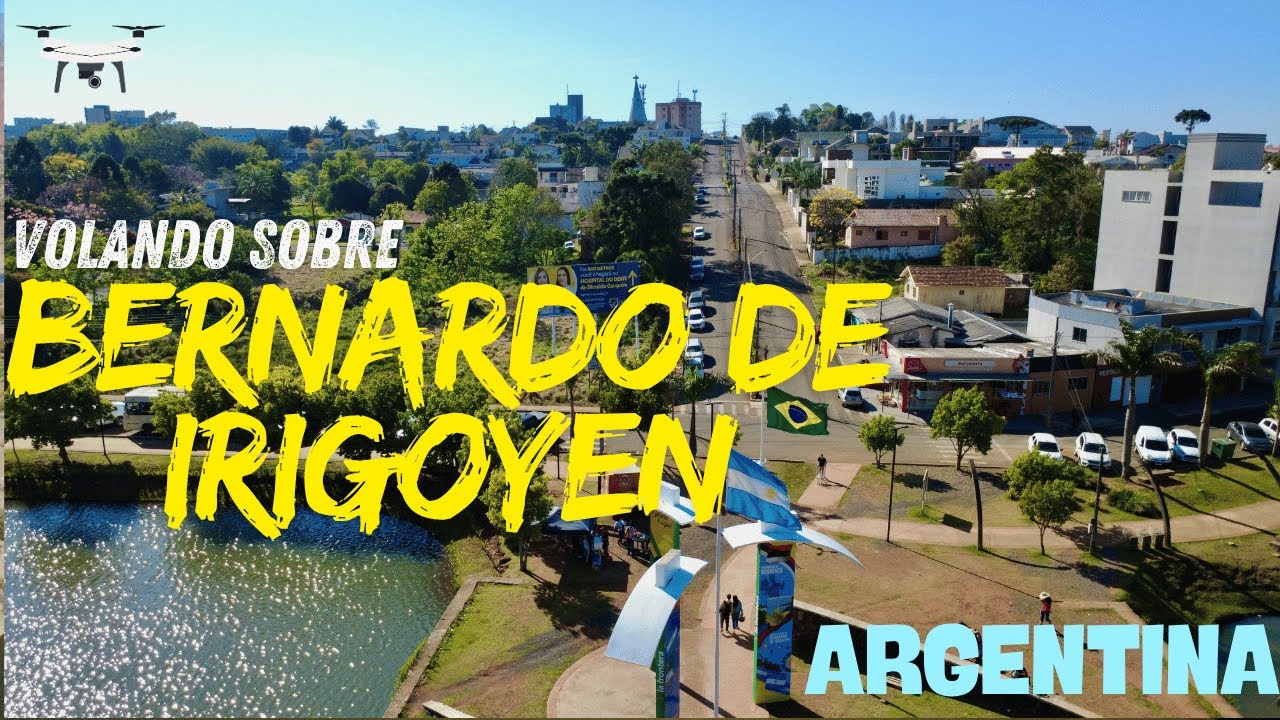 Bernardo de Irigoyen y Dionisio Cerqueira cruzando de Argentina a Brasil DRONE FOOTAGE