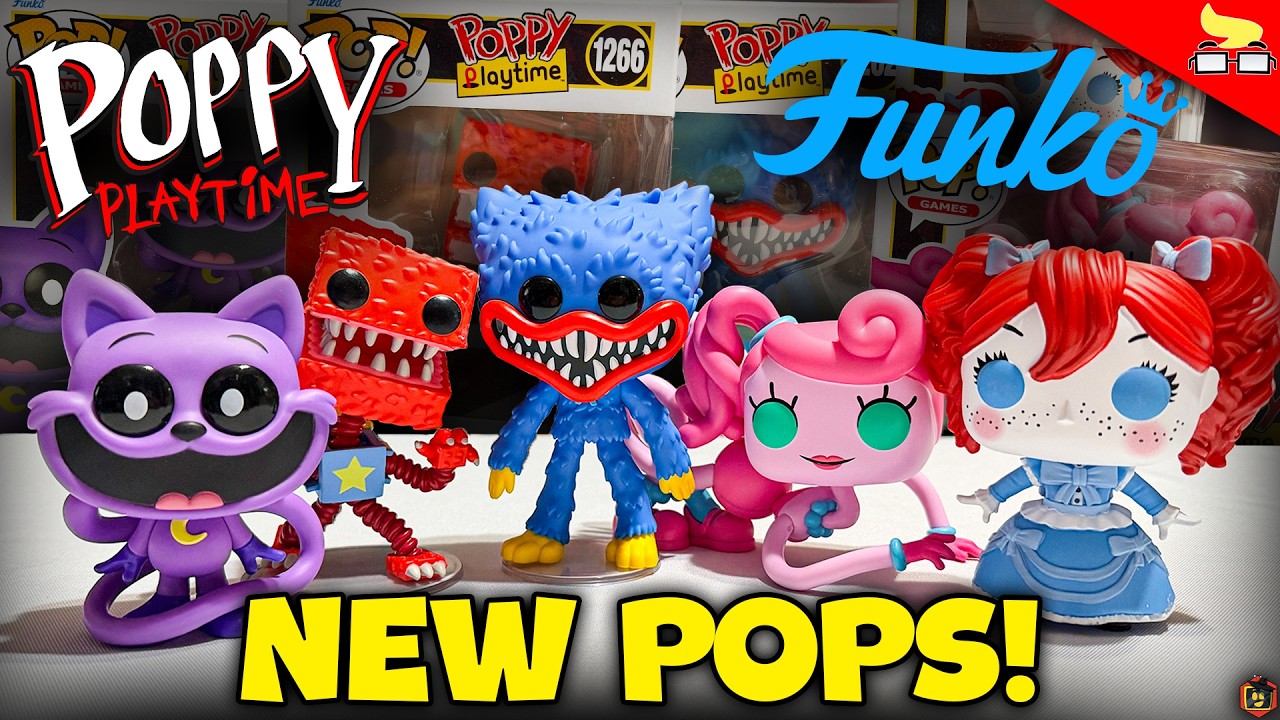 Официальный обзор НОВЫХ фигурок Funko Pop по Poppy Playtime! (Хагги, Кэтнэп и другие!)