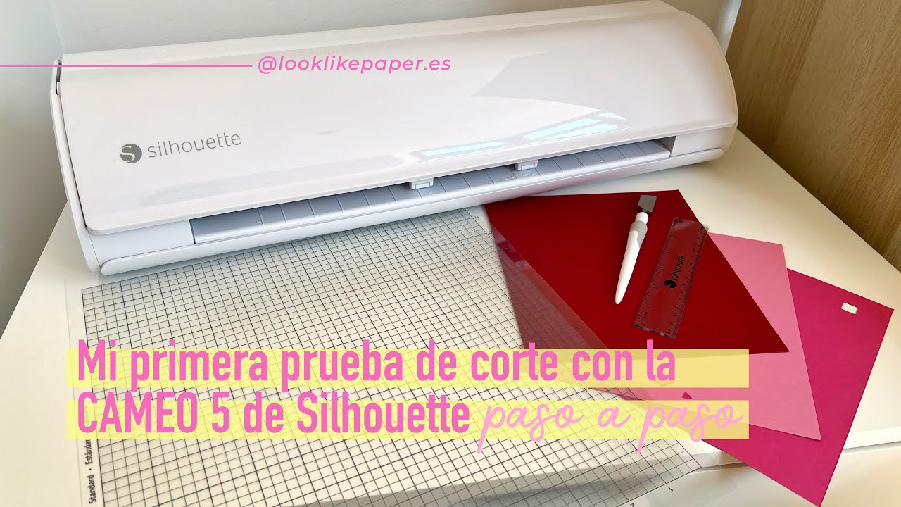Primera prueba de corte con mi CAMEO 5 de Silhouette 😉✂️✨