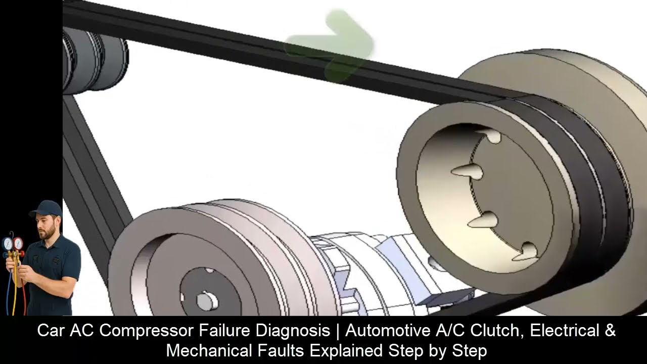 Car AC Compressor Failure Diagnosis Automotive A/C Clutch, Electrical & Mechanical Faults Explained