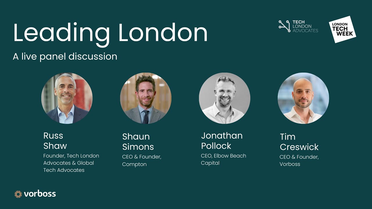 Leading London: a live panel discussion from London Tech Week