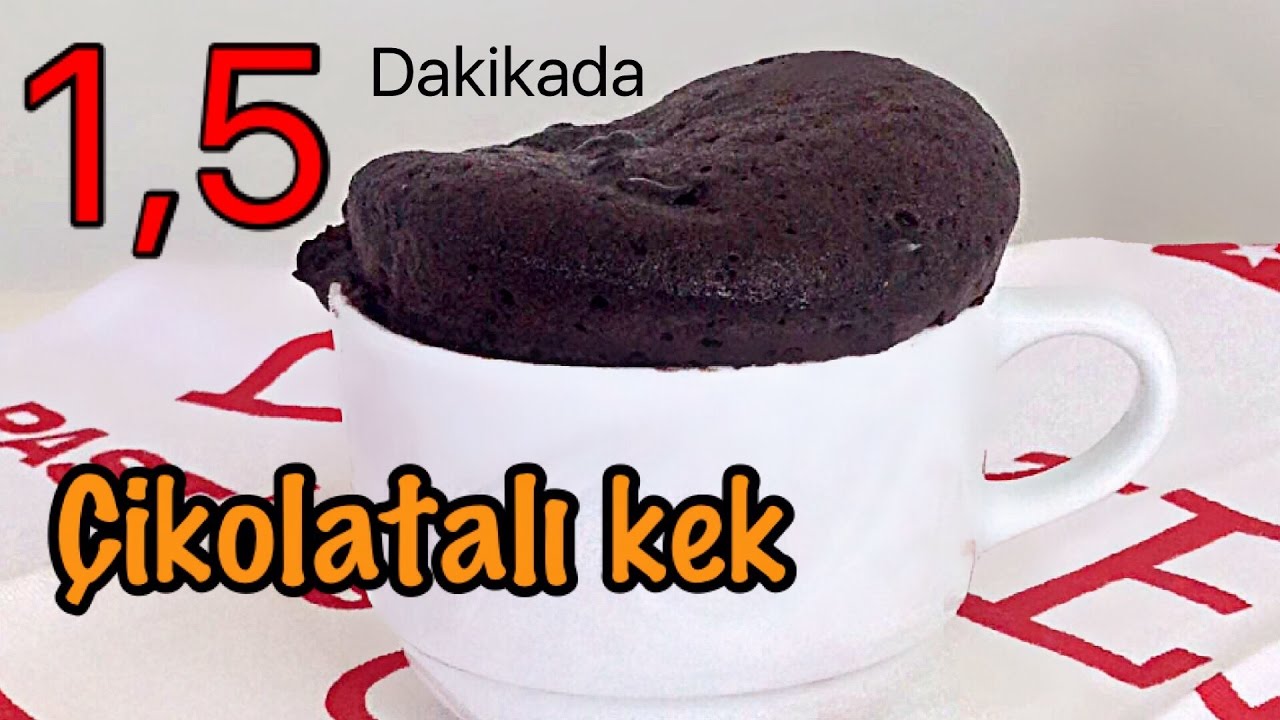 Çocuklar bile yapıyor❗️tatlı krizine çözüm❗️1,5 DAKİKADA  çikolatalı kek / Figen Ararat