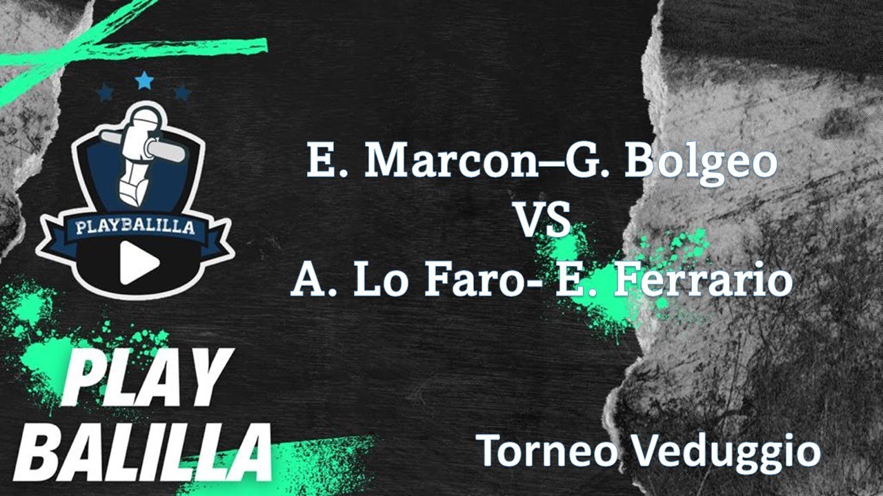 E. Marcon- G. Bolgeo VS A. Lo Faro- E. Ferrario Torneo Veduggio