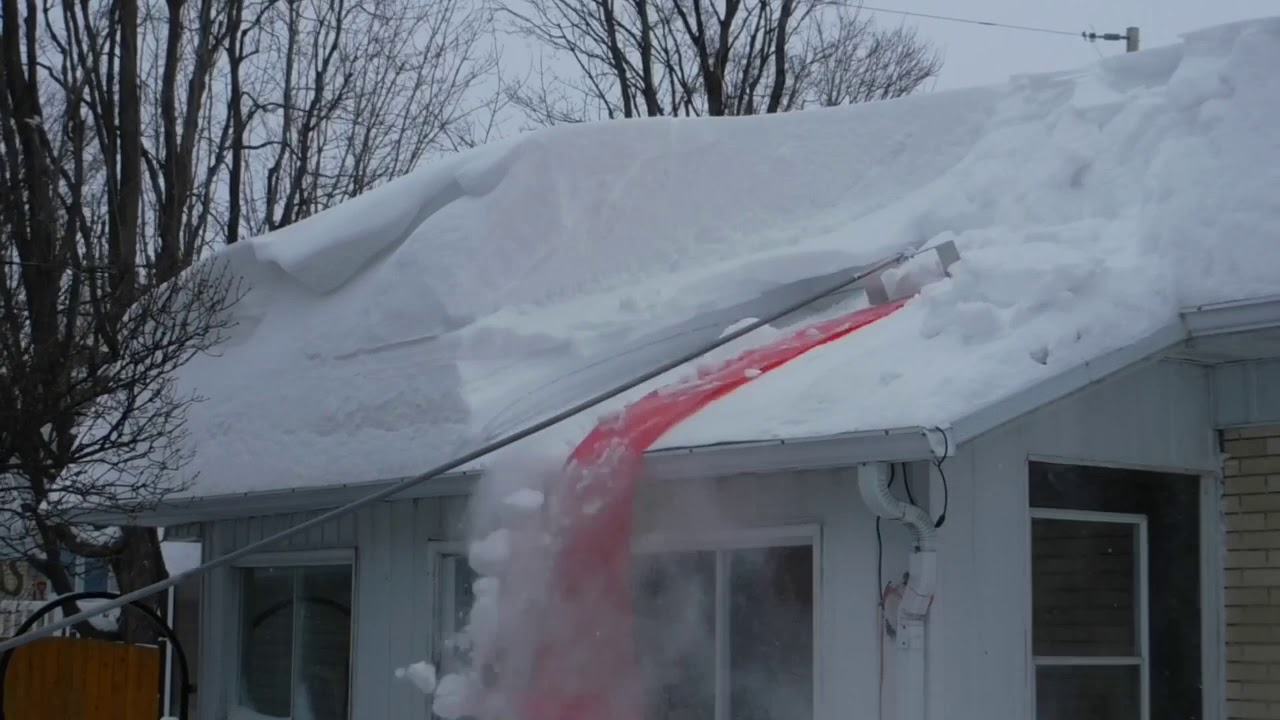 Easy roof snow removal slide tool #3