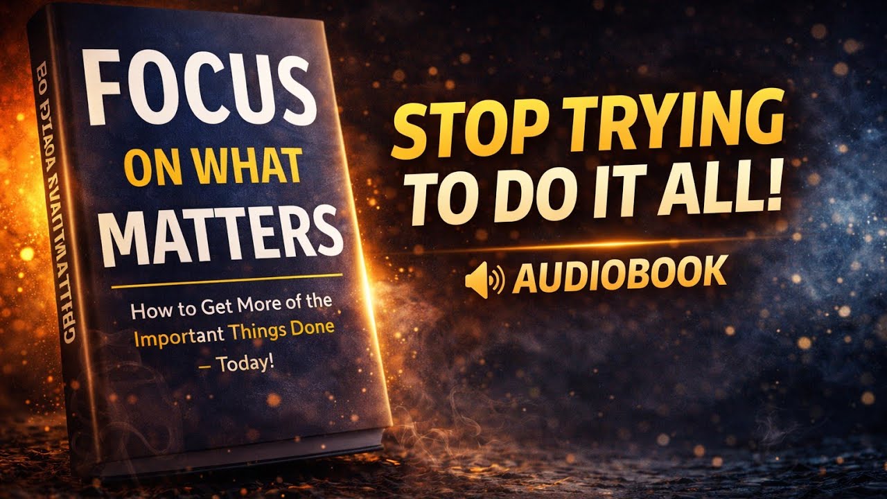 Focus on What Matters – This Audiobook Will Change How You Think