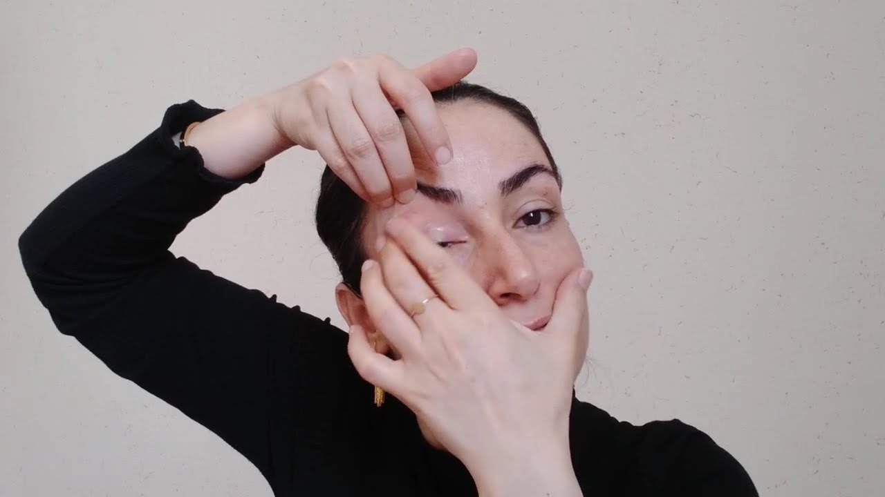 FACE YOGA without face yoga mistakes❗️ | best  CROW'S FEET  LINES removal massage✅️
