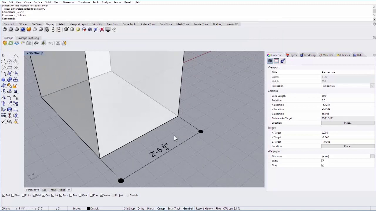 Программное обеспечение Rhino 6 3D CAD | Размеры и аннотации