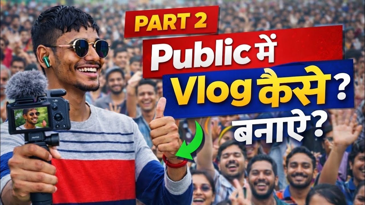 Public में Video कैसे बनाएं? 🔥 | Vlog Tips Part 2 | Village Vlogging 4K