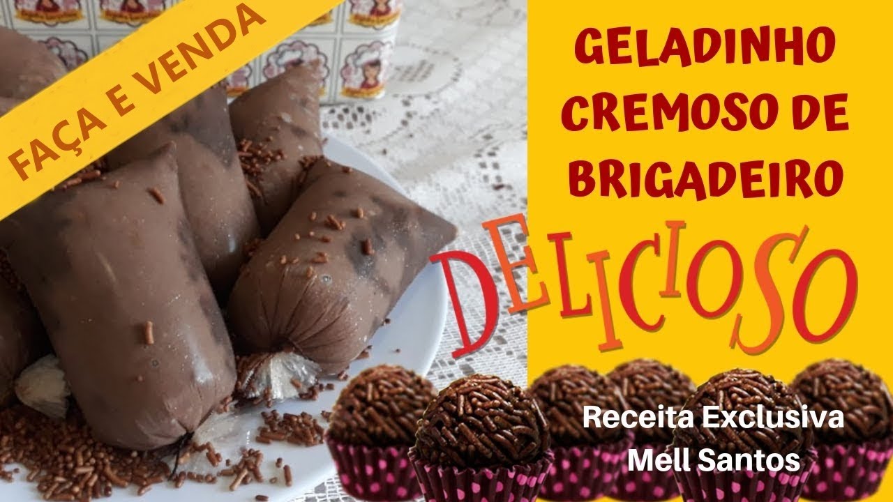 GELADINHO ECONÔMICO DE BRIGADEIRO/SAIA NA FRENTE DA CONCORRÊNCIA