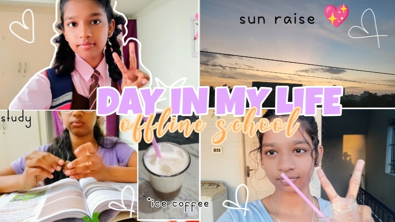 DAY IN MY LIFE DURING OFFLINE SCHOOL | Priya Tharshini💖🌼