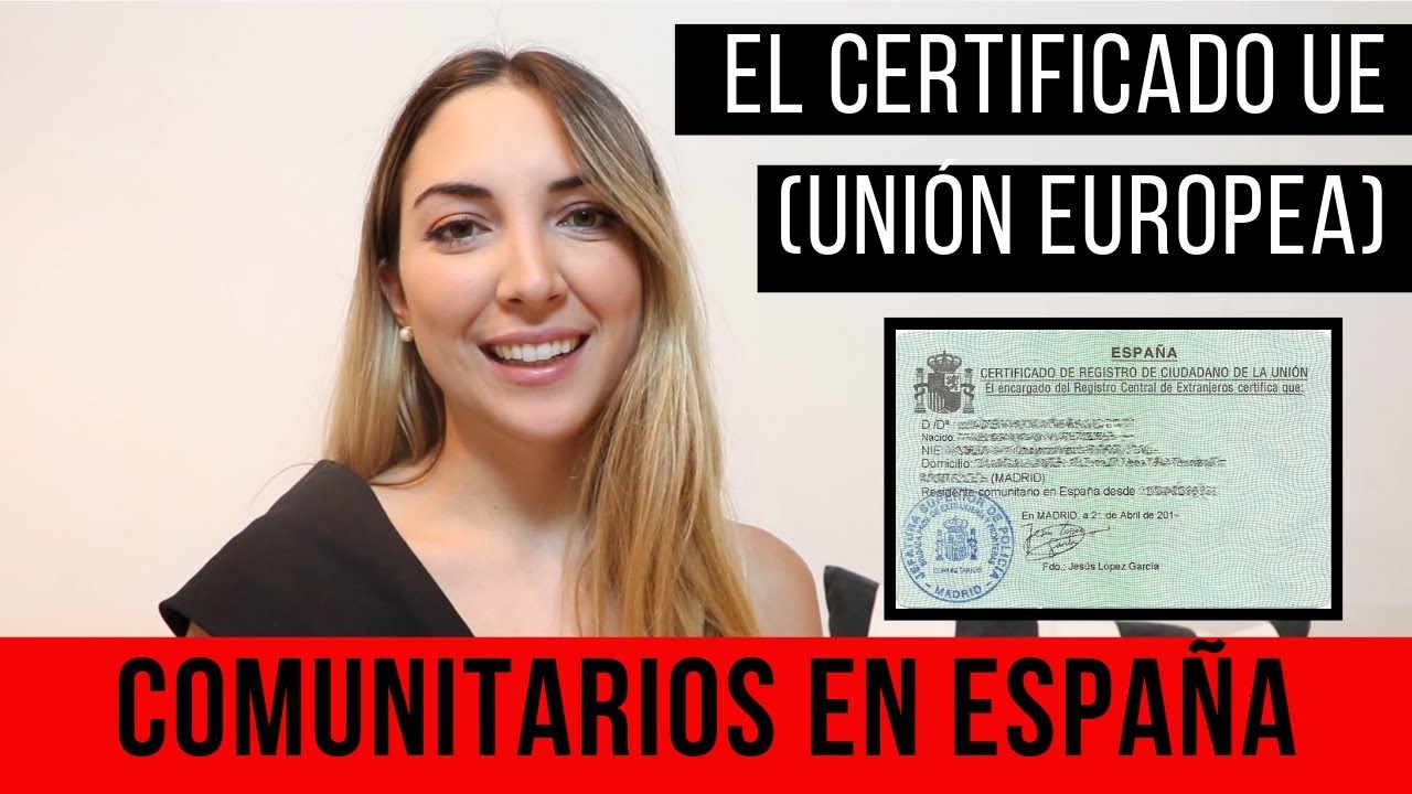 📌Certificado de la Unión Europea ¿Quién lo necesita? ¿Para qué sirve?