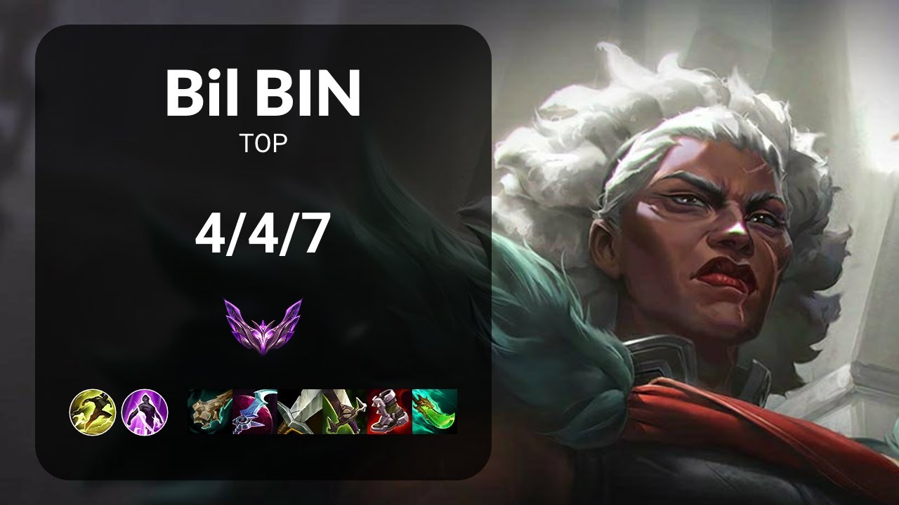 Bil Bin Ambessa vs Olaf TOP - KR MASTER Patch 15.16